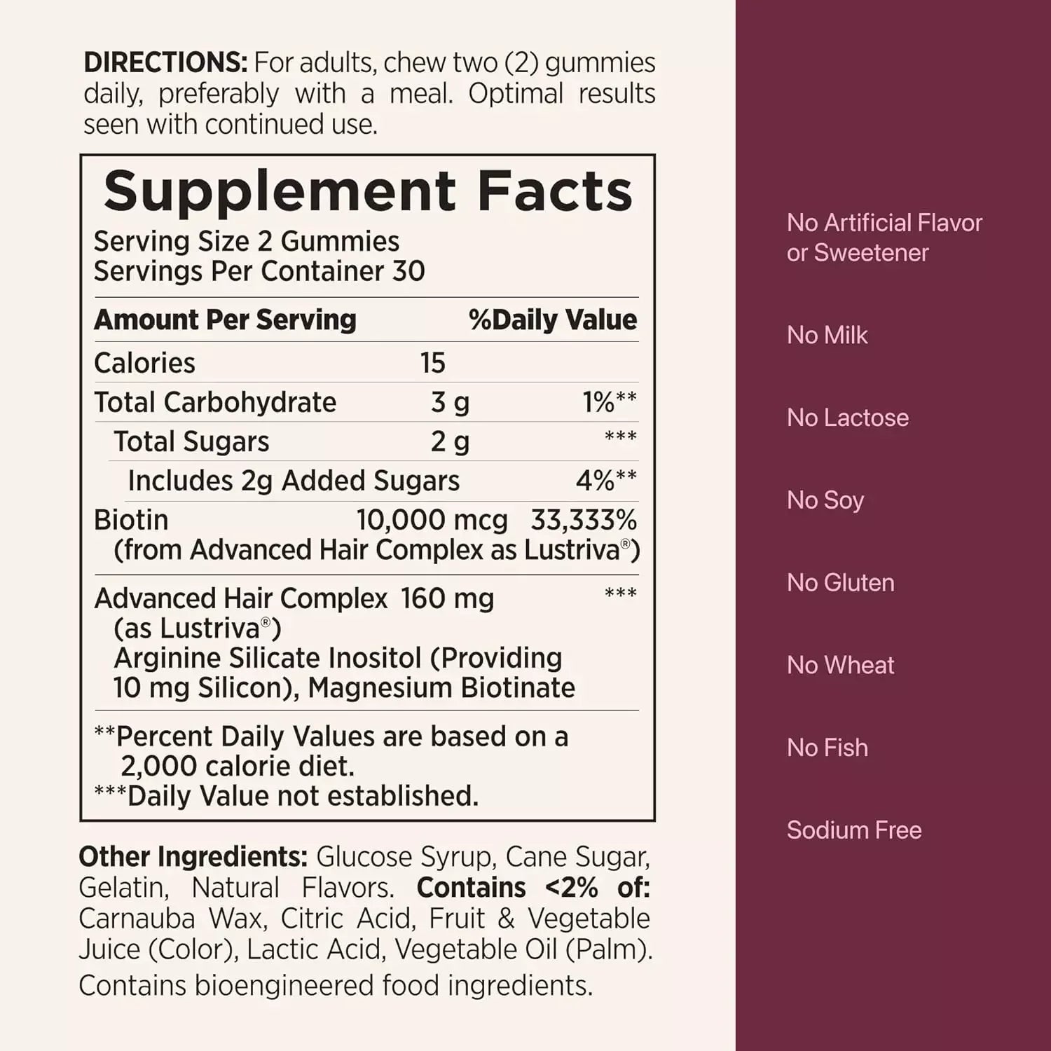 Nature's Bounty Optimal Solutions Hair Growth Gummies – 60 Ct | Biotin & Collagen Support - Exotic Pro