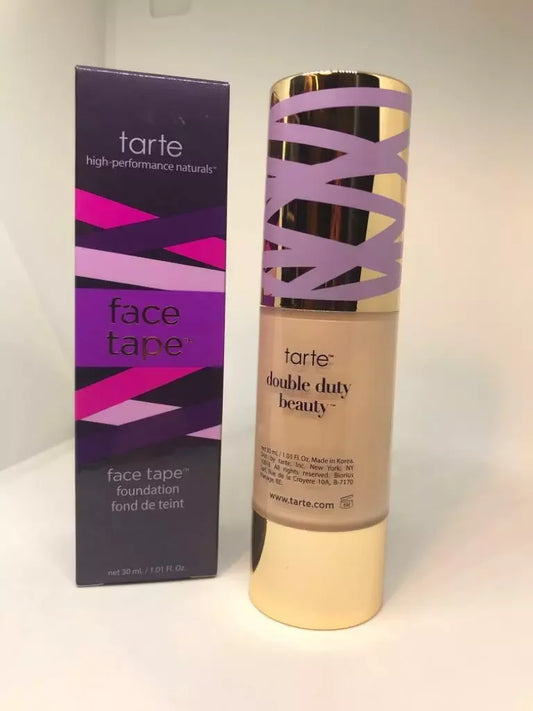 Tarte Double Duty Face Tape Foundation 12N Fair Neutral 1.01 oz - Exotic Pro
