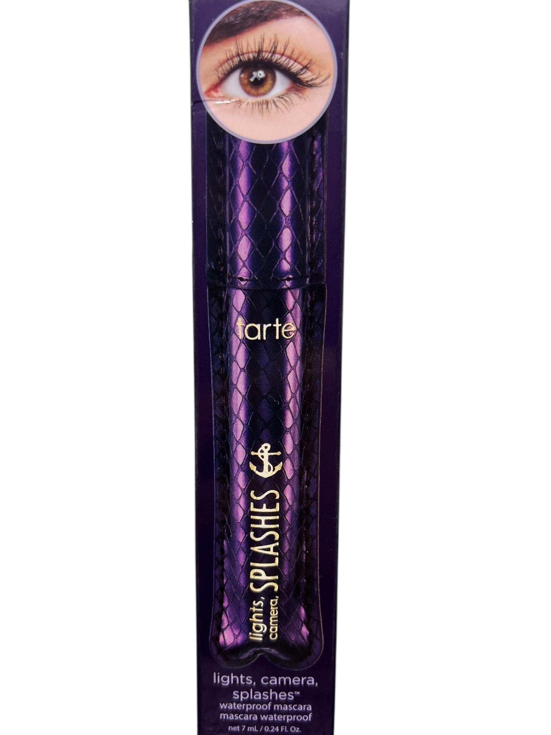 Tarte Lights Camera Splashes Waterproof Mascara – Black 0.24 fl oz